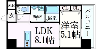 グランメール岡本の物件間取画像